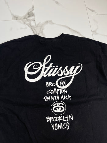 Stussy World Tour Tee Black (USED)