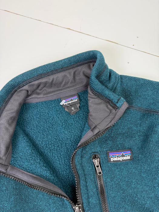 Women's Patagonia Better Sweater Quarter Zip Fleece Green | Vitnage Clothing Store Canada