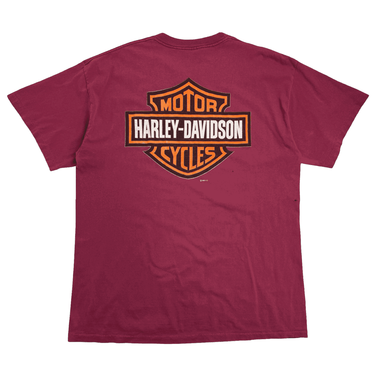 Vintage 1996 Harley Davidson Tee Red