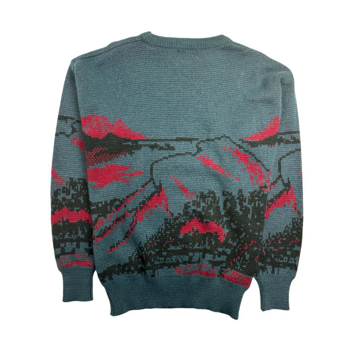 (M) Vintage Bronzini Knit Green | Vitnage Clothing Store Canada