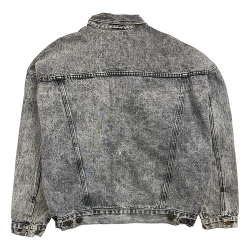 Vintage Guess Acid Washed Button Up Denim Jacket | Vintage Clothing Store Canada