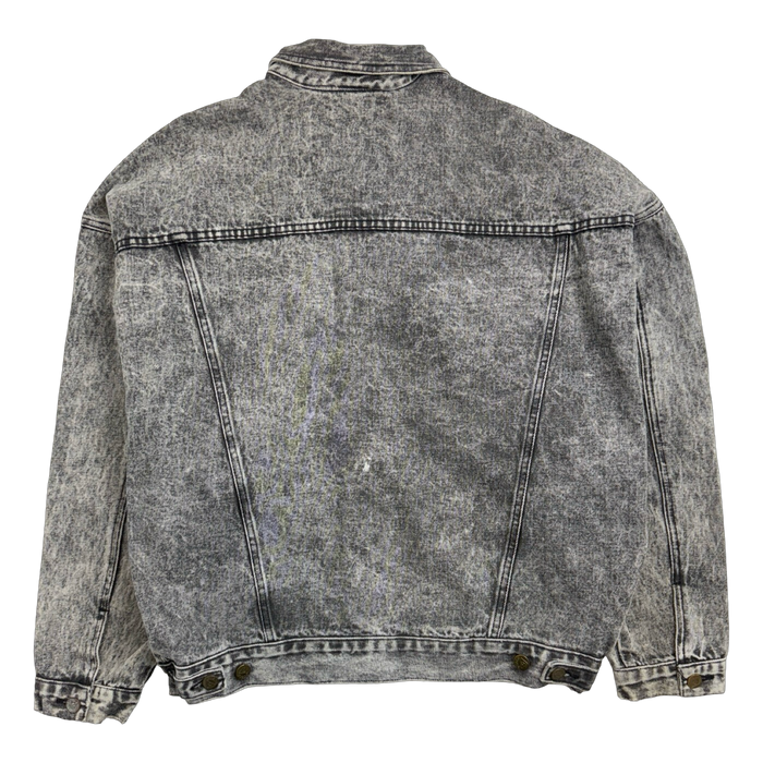 Vintage Guess Acid Washed Button Up Denim Jacket | Vitnage Clothing Store Canada