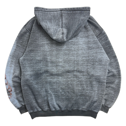 Vintage 2000s No Fear Hoodie Faded Blue | Vintage Clothing Store Canada