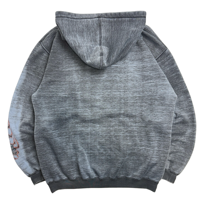 Vintage 2000s No Fear Hoodie Faded Blue | Vitnage Clothing Store Canada