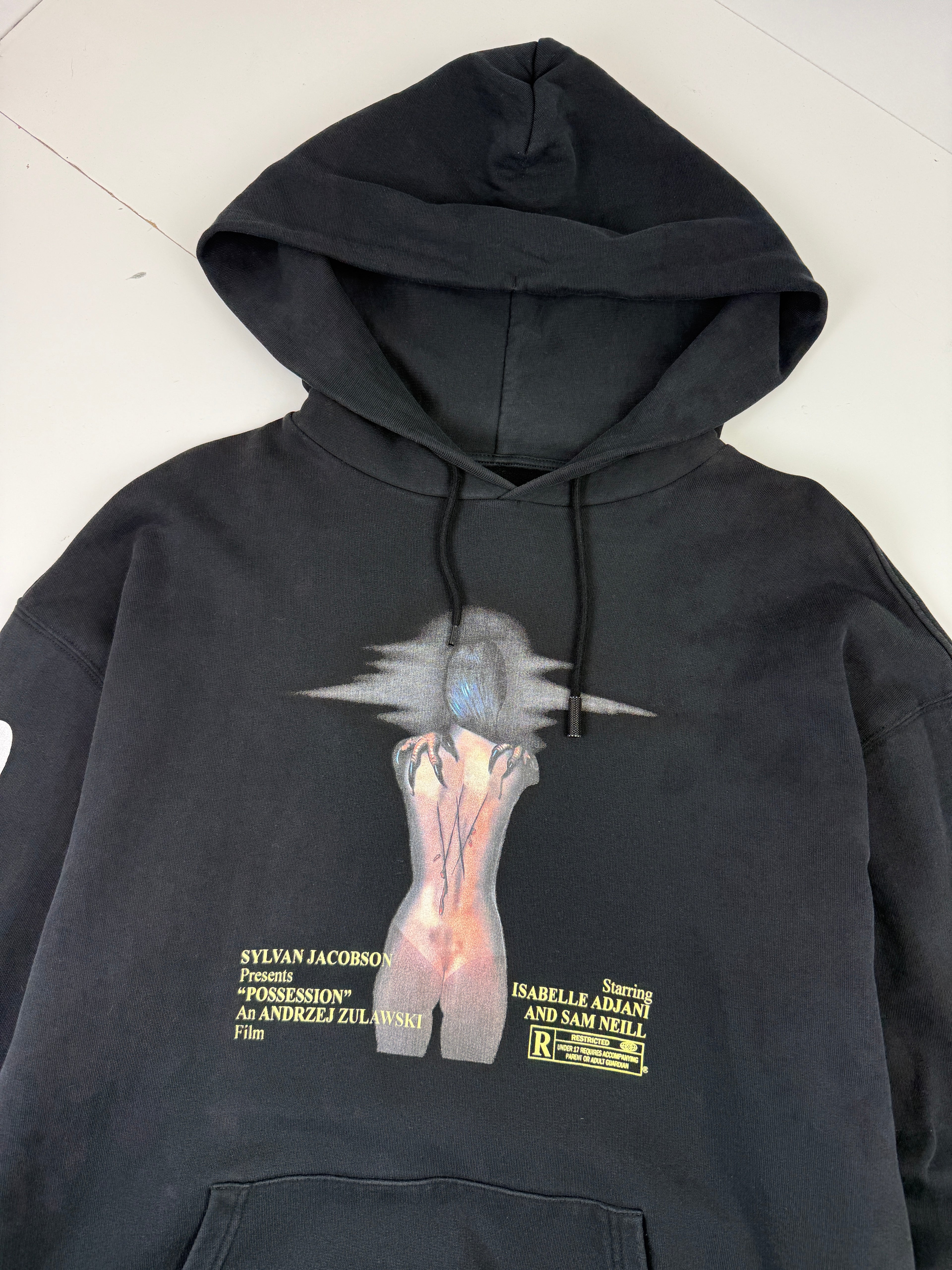 Off-White Sylvan Jacobson Possession Film Hoodie Black (USED)