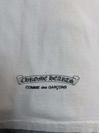 Chrome Hearts x Comme Des Garcons Necklace Tee White