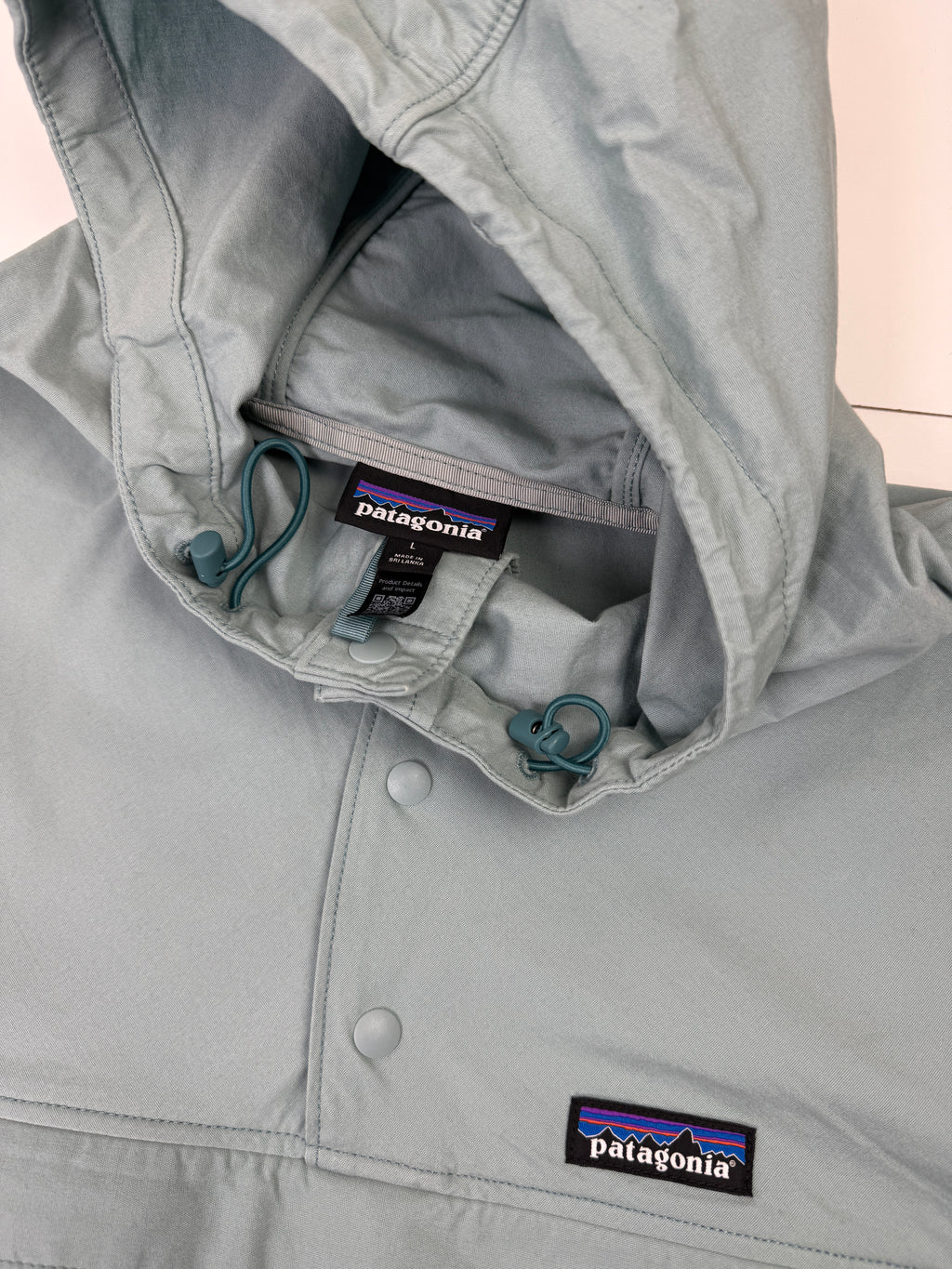 Patagonia Funhoggers Anorak Pullover Light Blue