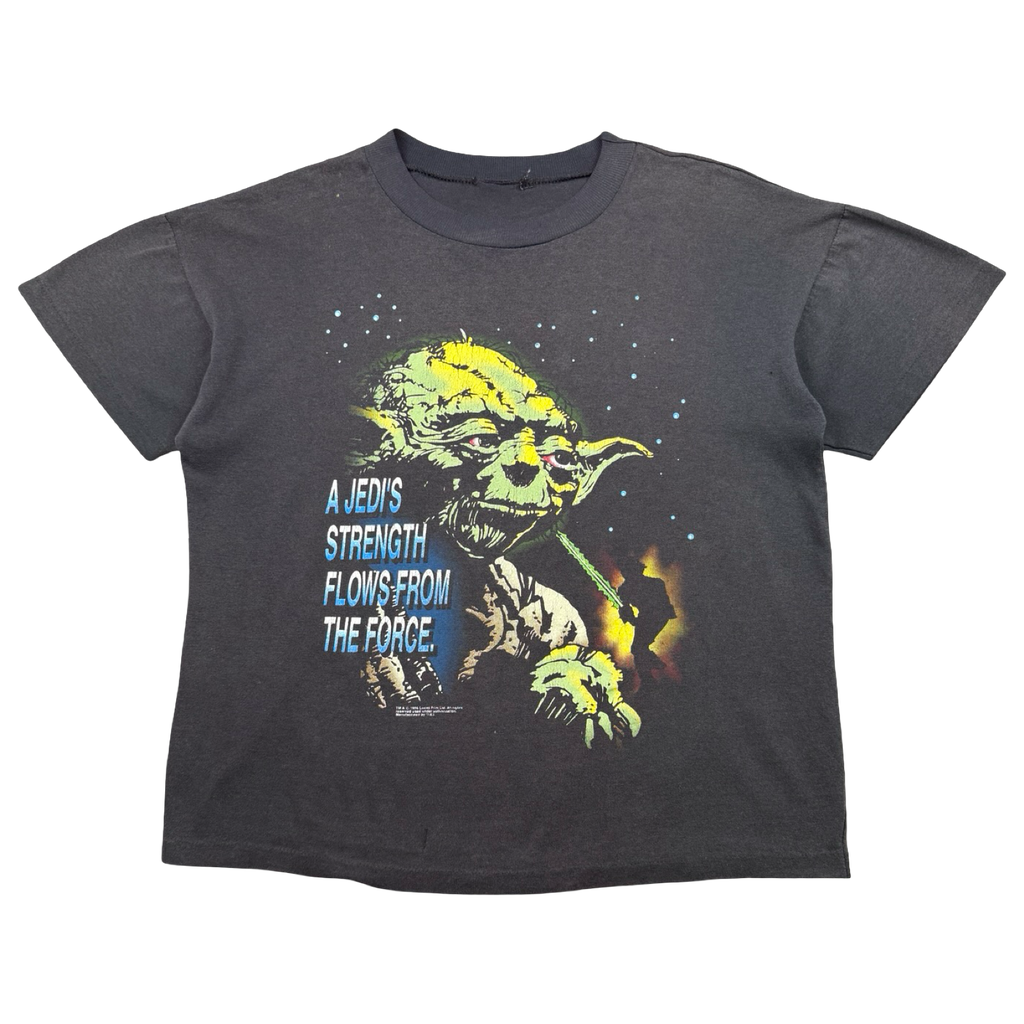 VIntage 90's Star Wars Yoda Quote Tee Black