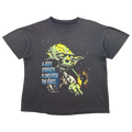VIntage 90's Star Wars Yoda Quote Tee Black