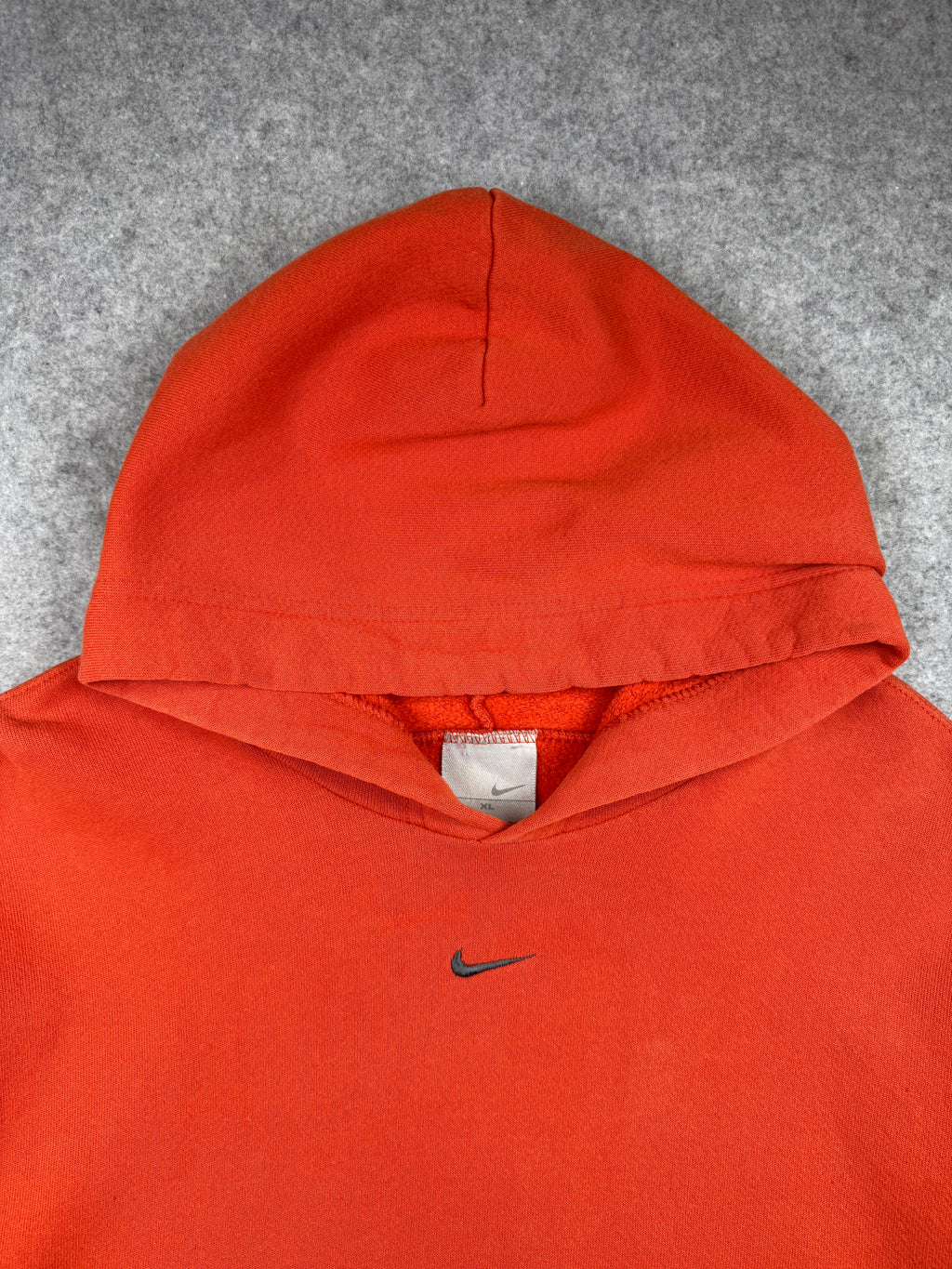2000s Nike Centre Swoosh Hoodie Orange
