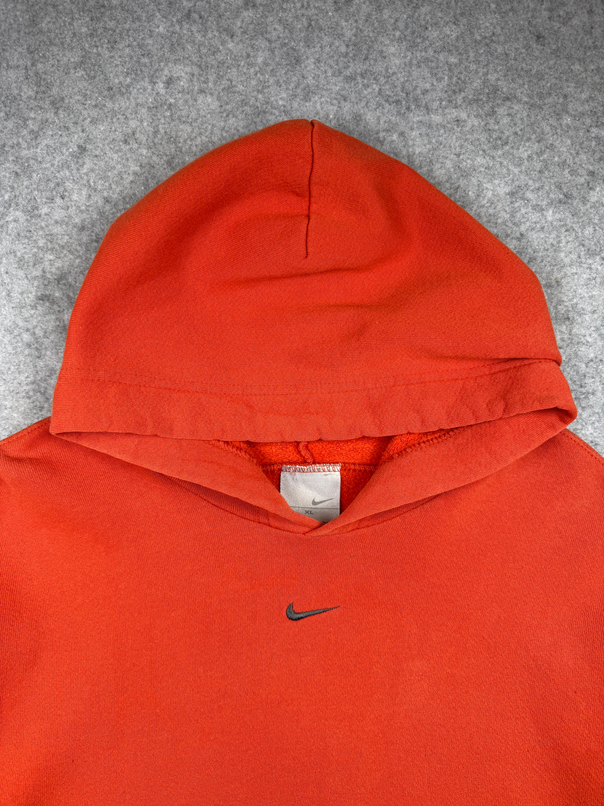 2000s Nike Centre Swoosh Hoodie Orange