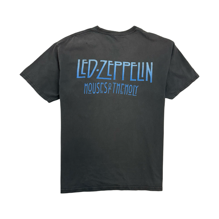 (M) Vintage 2000s Led Zeppelin Houses Of The Holy Tee Black | Vitnage Clothing Store Canada