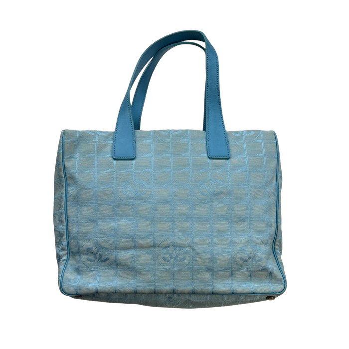 Chanel Travel Ligne Tote Bag Light Blue | Vitnage Clothing Store Canada