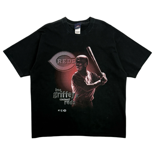 Vintage Ken Griffey Jr Cincinnati Reds Tee Black | Vintage Clothing Store Canada