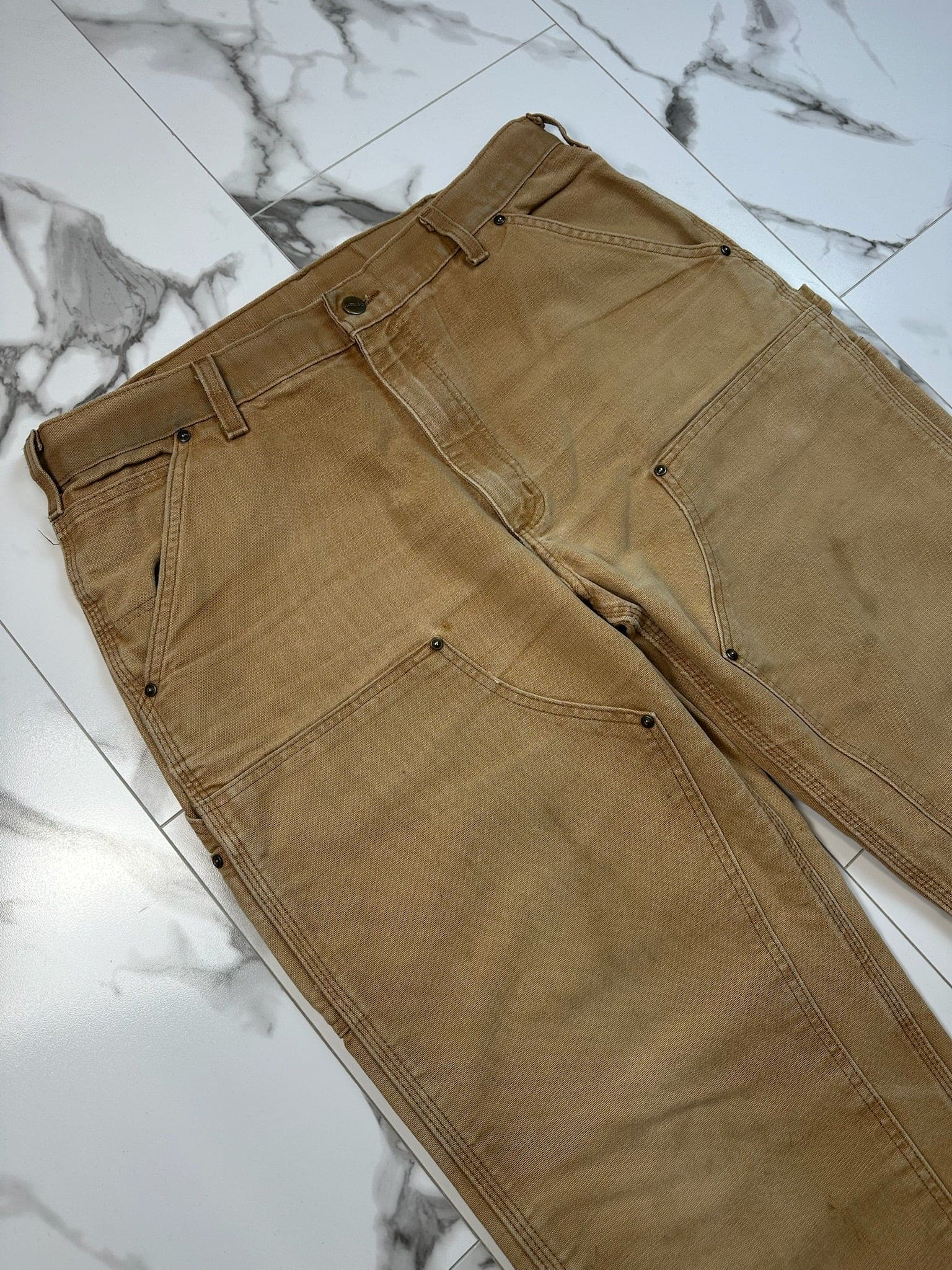 Carhartt Double-Knee Carpenter Pants Beige