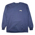 Vintage Stussy Golden 8 Ball L/S Tee Navy