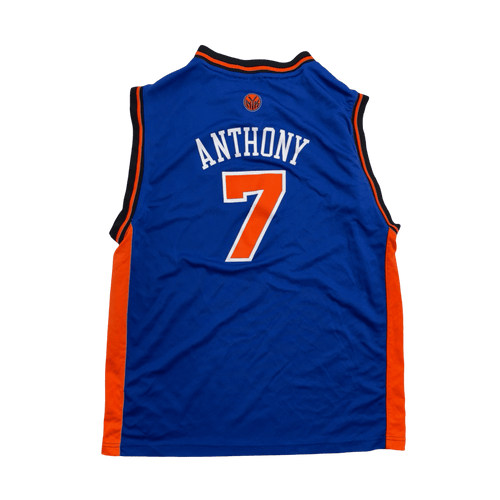 Vintage Adidas NBA New York Knicks Carmelo Anthony Jersey Blue | Vintage Clothing Store Canada