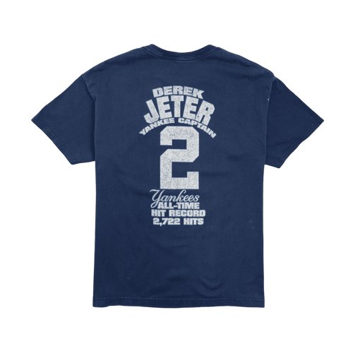 (M) Vintage '09 NY Yankees Derek Jeter Tee Navy | Vintage Clothing Store Canada