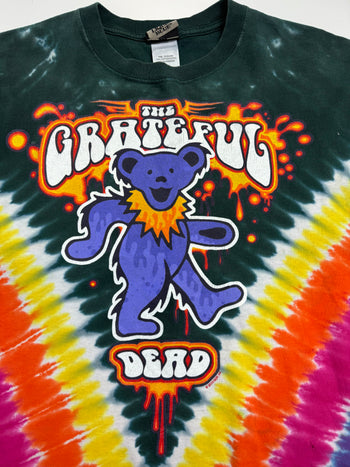 (M) 2010 The Grateful Dead Bear Tye-Dye Tee