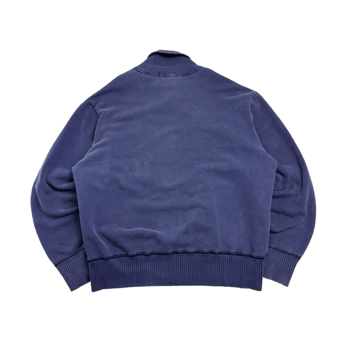 Vintage Polo Ralph Lauren Sport Academy Mockneck Sweatshirt Blue | Vitnage Clothing Store Canada