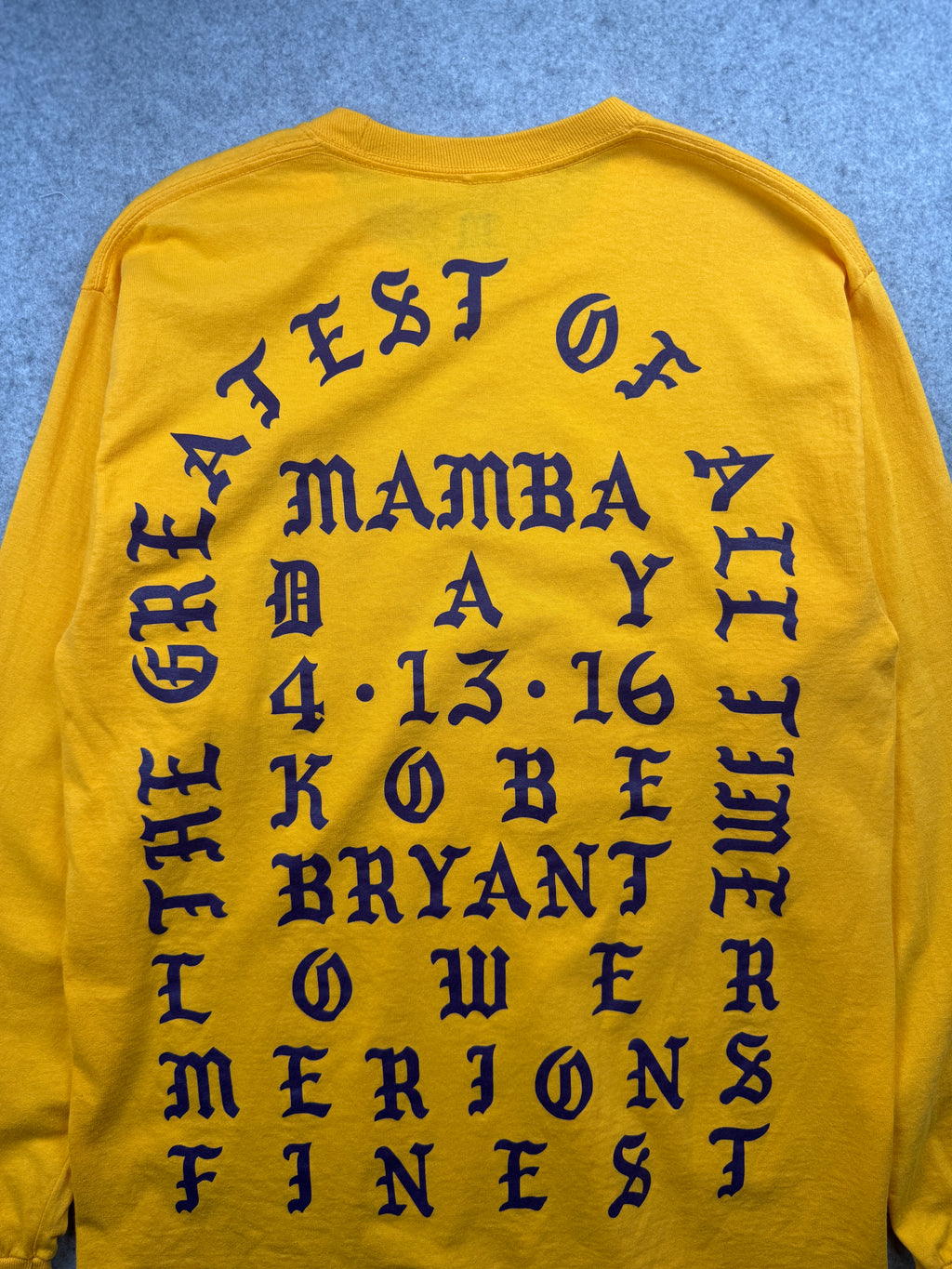 Kanye West I Feel Like Kobe L/S Tee Yellow