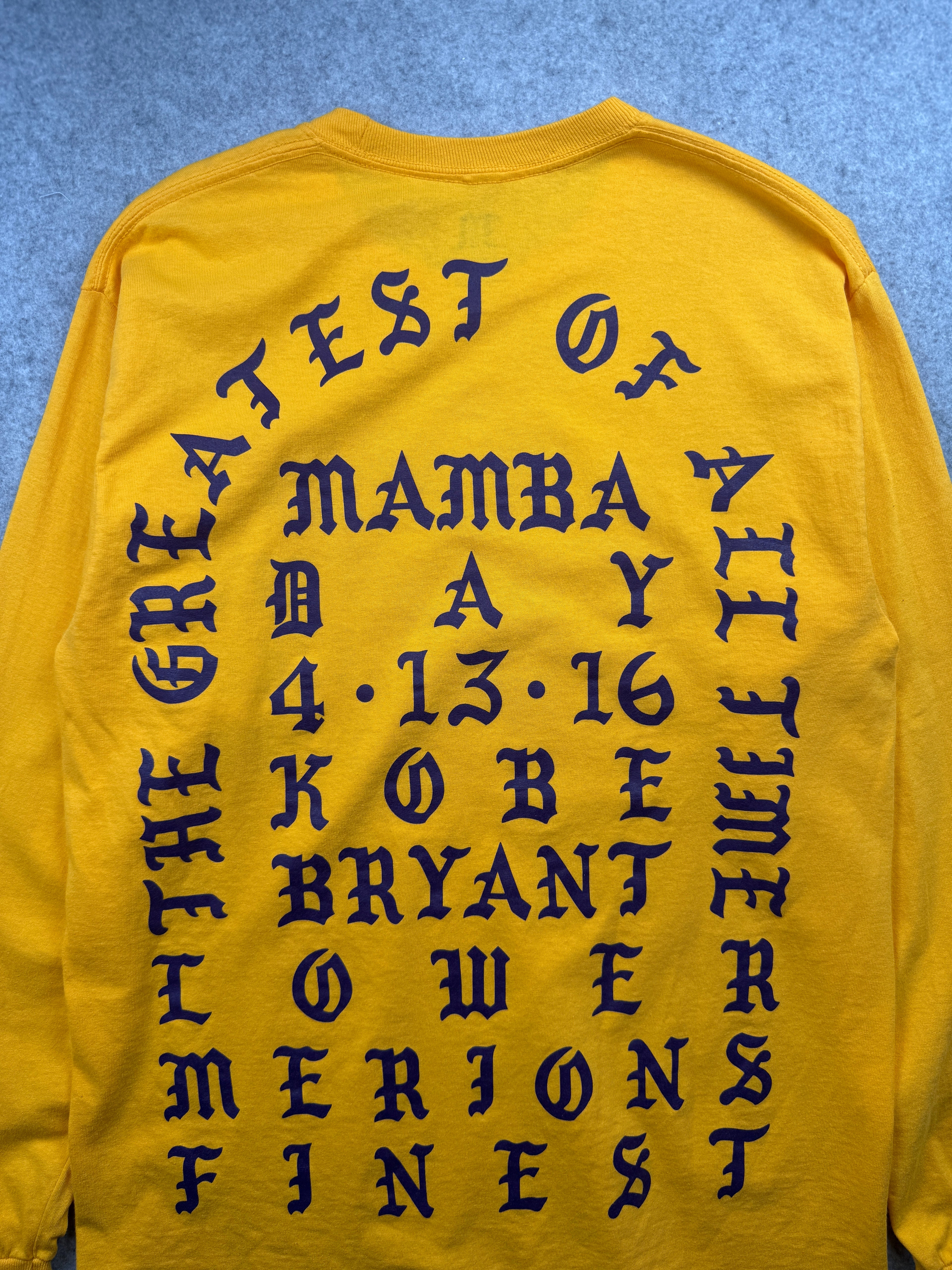 Kanye West I Feel Like Kobe L/S Tee Yellow