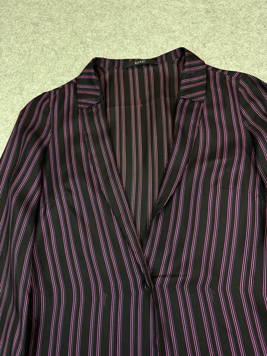 Women’s Gucci Tom Ford Silk Striped Blazer Purple | Vitnage Clothing Store Canada