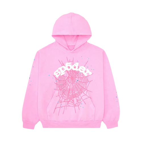 Sp5der OG Web Hoodie Pink | Vintage Clothing Store Canada