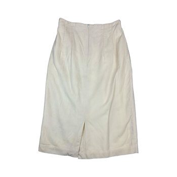 Women’s Christian Dior Separates Wool Skirt Beige