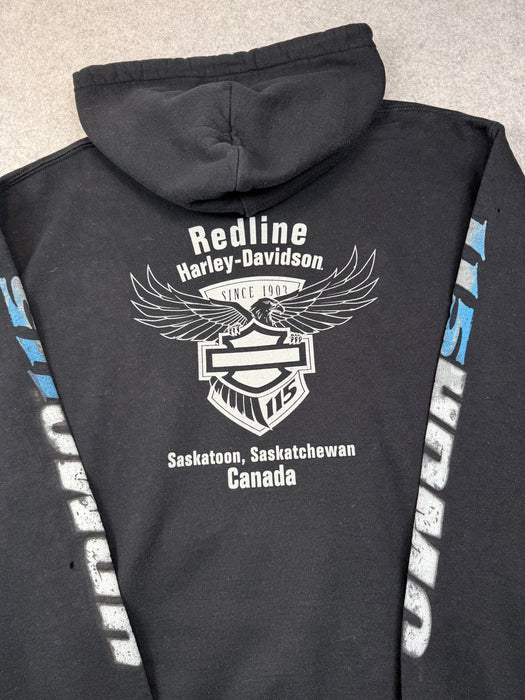 Harley Davidson Saskatoon Hoodie Black | Vitnage Clothing Store Canada