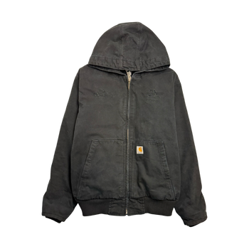 Vintage Carhartt Hooded Jacket Black