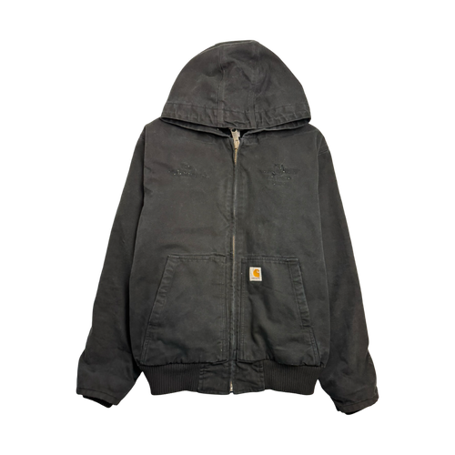 Vintage Carhartt Hooded Jacket Black | Vintage Clothing Store Canada