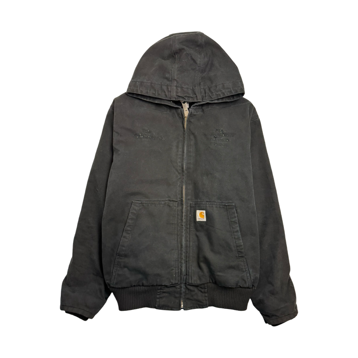 Vintage Carhartt Hooded Jacket Black | Vitnage Clothing Store Canada