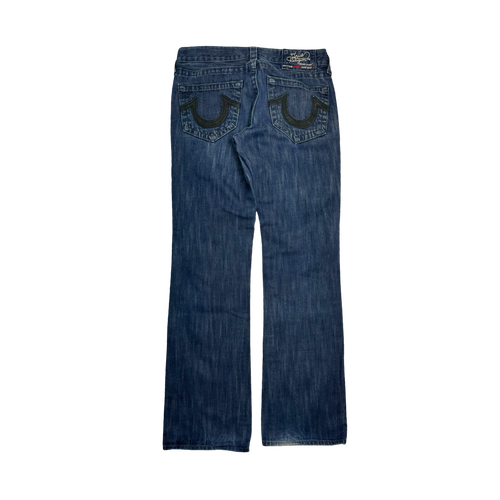 (34) Vintage True Religion Bobby Row Cut Denim Pants | Vintage Clothing Store Canada