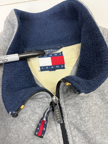Vintage Tommy Jeans Big Flag Fleece Jacket