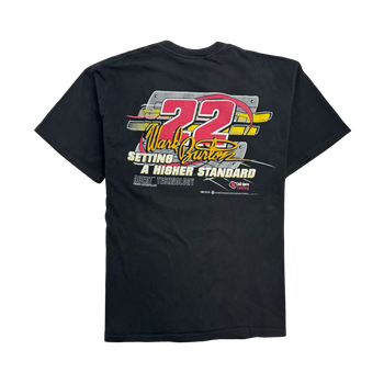 Vintage 2000s Ward Burton Nascar Tee Black