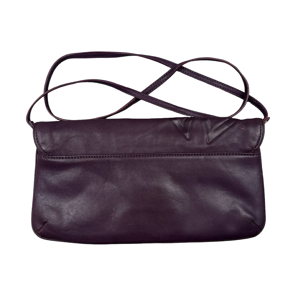 Vivienne Westwood Embossed Orb Logo Clutch Bag Purple