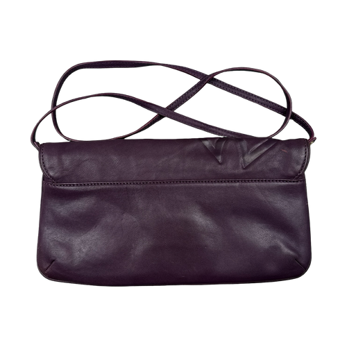 Vivienne Westwood Embossed Orb Logo Clutch Bag Purple