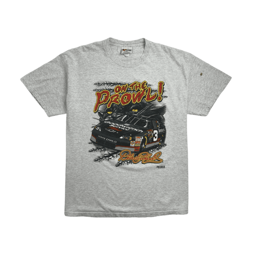 (XXL) Vintage Dale On the Prowl Nascar Racing Tee Grey | Vintage Clothing Store Canada