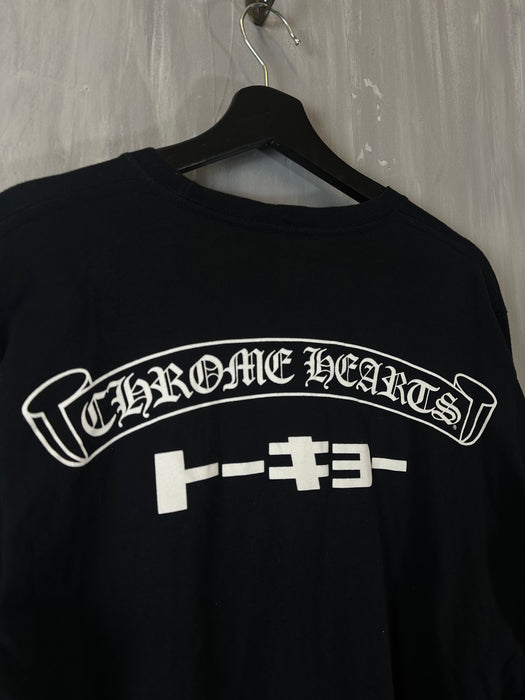 Chrome Hearts Japan Aoyama Exclusive L/S Tee Black (USED) | Vitnage Clothing Store Canada