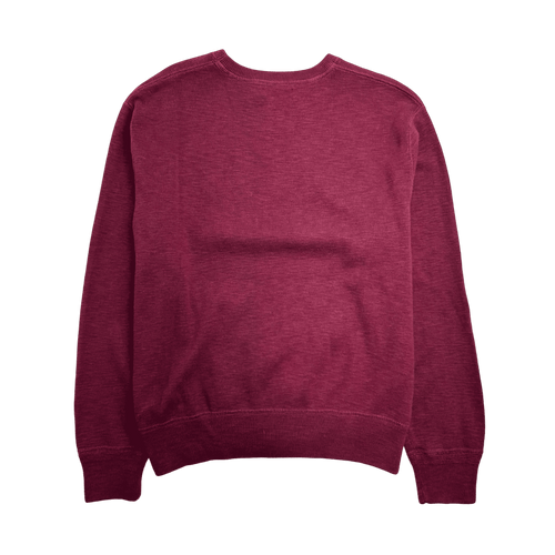 Vintage Polo Ralph Lauren Knit Sweater Burgundy | Vintage Clothing Store Canada