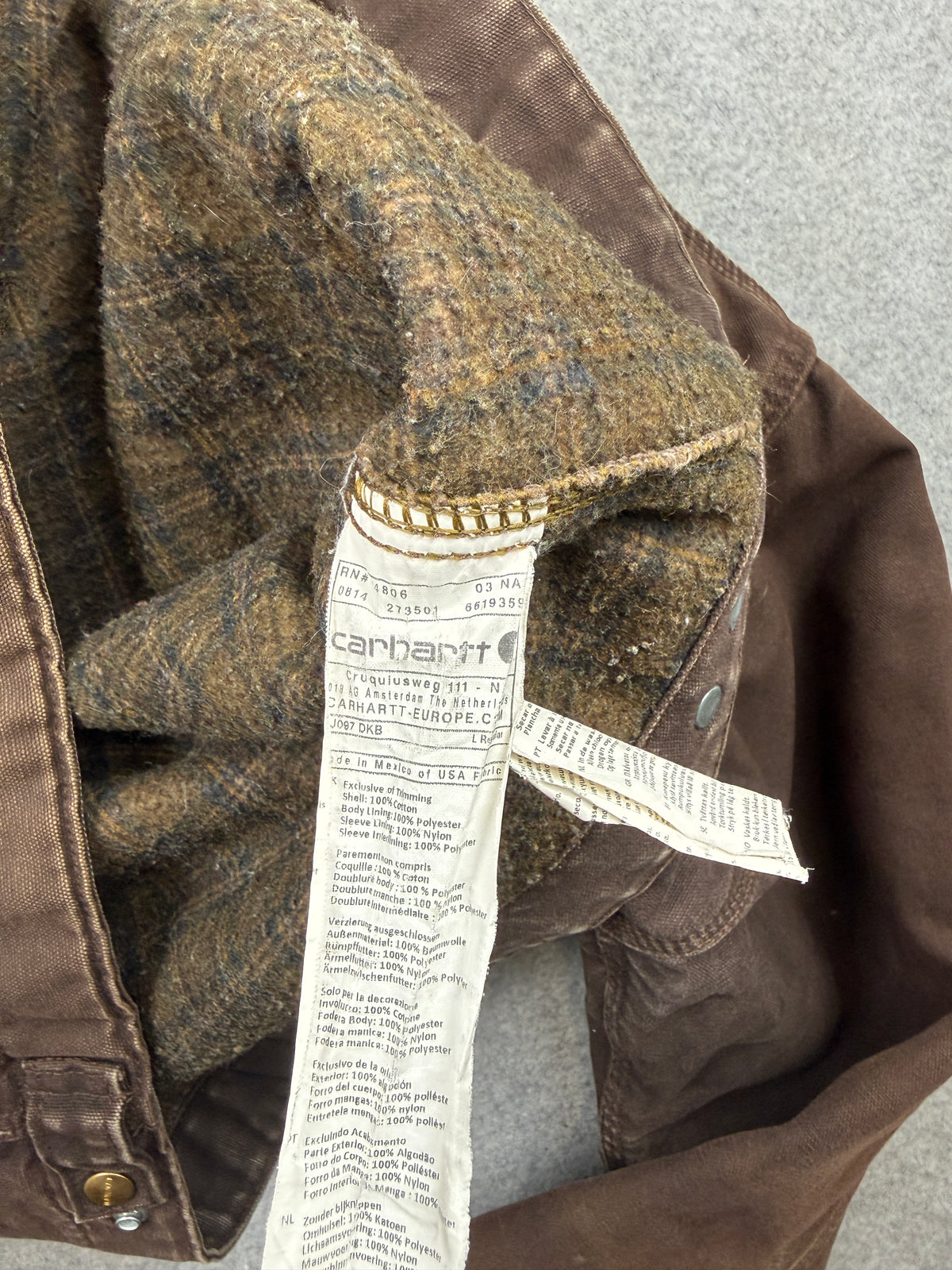 Vintage Carhartt Detroit Jacket Brown