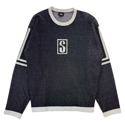 Stussy Alpine Knit Sweater Black (USED) | Vintage Clothing Store Canada