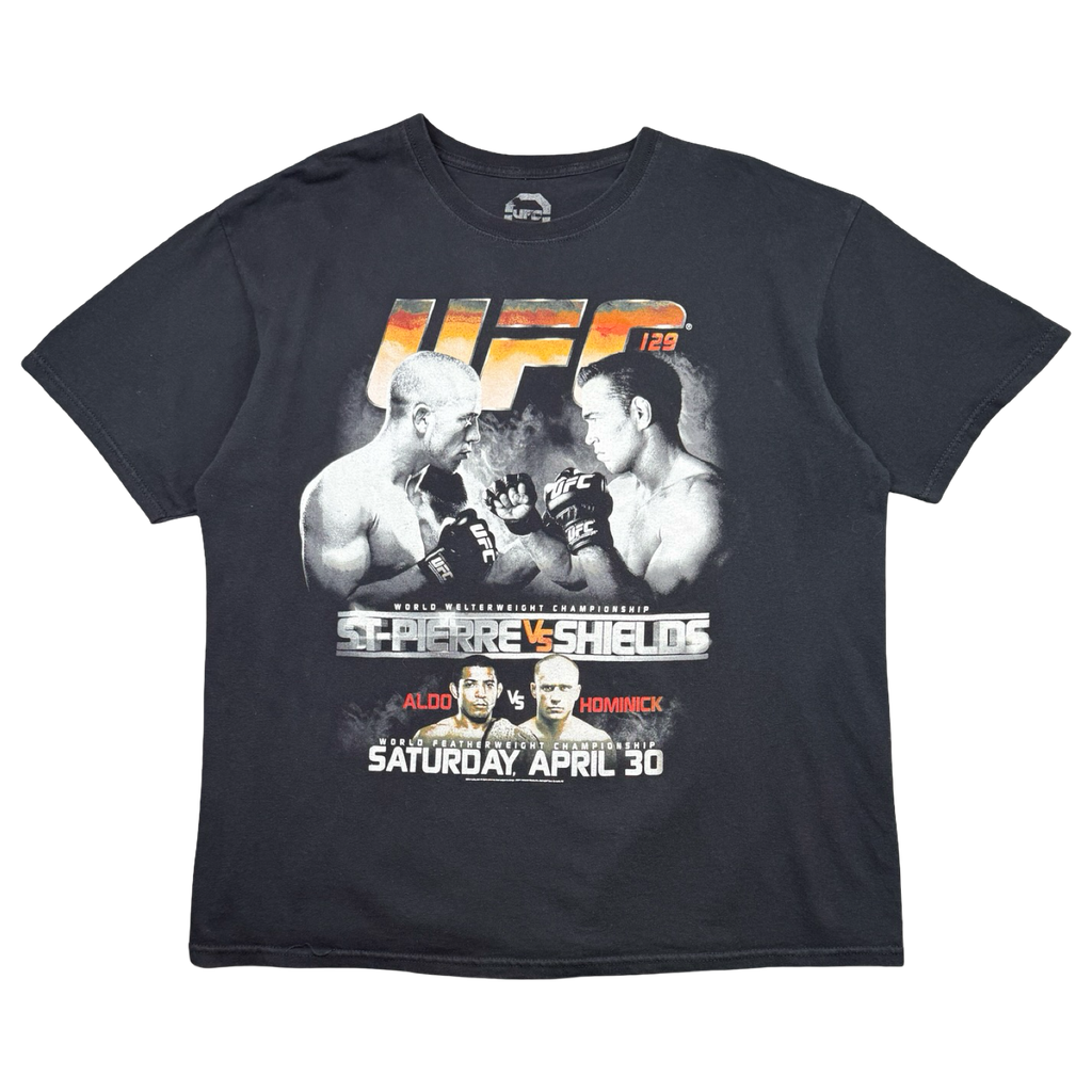UFC 129 St-Pierre vs Shields FIght Promo Tee Black