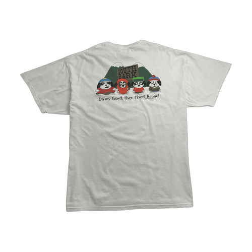 (XXL) Vintage 90s Big Dogs South Park Parody Tee White | Vintage Clothing Store Canada