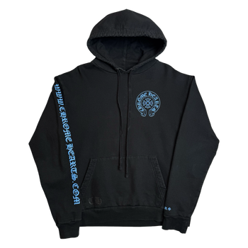 Chrome Hearts Horseshoe Hoodie Black/Blue