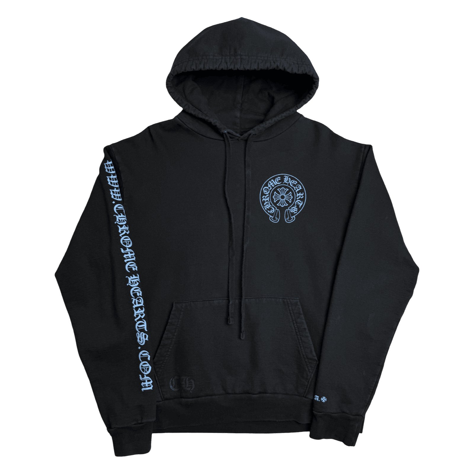Chrome Hearts Horseshoe Hoodie Black/Blue