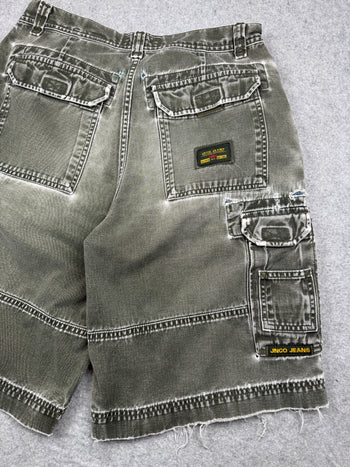 Vintage JNCO Jeans Cargo Shorts Green