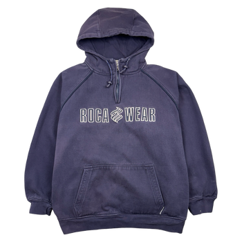 Vintage Roca Wear Hoodie Blue