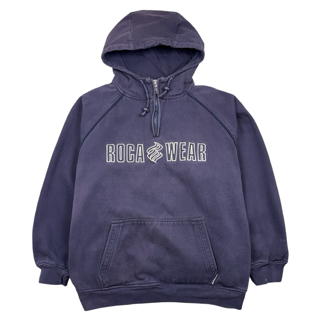 Vintage Roca Wear Hoodie Blue